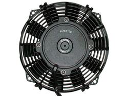 Fan, Spal, Electric, Single, 10.00 in. Diameter, 749 cfm, 12 V, Puller, Black Plastic Shroud, Each