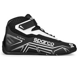 Driving Shoes & Boots, K-Run Driving Shoes, Mid-top, Microfiber Outer, Black/Gray, Natural Rubber Outer Sole, European Shoe Size 44, Pair