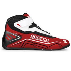 Driving Shoes & Boots, K-Run Driving Shoes, Mid-top, Microfiber Outer, Red/White, Natural Rubber Outer Sole, European Shoe Size 44, Pair