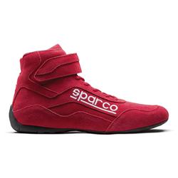 Driving Shoes, Race 2, High-top, Nomex Liner, Suede Outer, Red, SFI 3.3/5, Men's 8, Pair