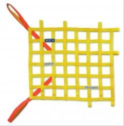 Window Net, Nylon, Navy Blue, FIA 2003 Spec, 19.685 in. Width, 20.472 in. Height, Each