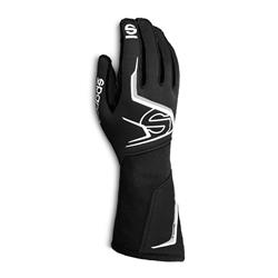 Driving Gloves, Tide K Karting Gloves, One Layer, Polyethylene/Cotton, Black, Large, Pair