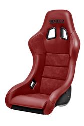 Seat, QRT-C Performance Series, Bucket, Carbon Fiber Frame, Leather, Black/Red Stitching, Each