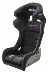 Seat, ADV Elite Series, Bucket, Carbon Fiber Frame, Fabric, Black, Each