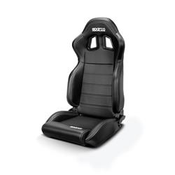 Seats, R100 Street Seats, Reclining Bucket, Front, Shoulder Harness Opening, Steel Frame, Black Cover, Lever Recline, 36.600 in. Height, Each