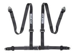 Harness, 4 Point, Auto Buckle Style, Nylon, Black, 2 Inch Belts, Each