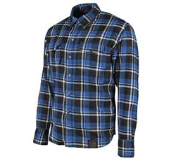 BLACK 9 MOTO SHIRT BLU/BLK SM