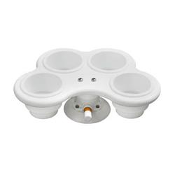 Cup Holders, 4-CUP HOLDER - HORIZONTAL MOUNT, Each