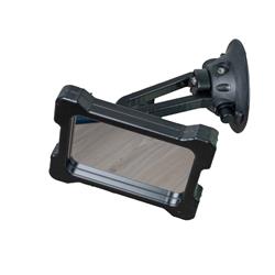 Side View Mirrors, Vacuum Cup Mount, Mirror, Plastic Housing, 1/2 in. Thick, Black, 10.5 in. Long, 5.75 in. Tall, Acrylic Mirror, Each