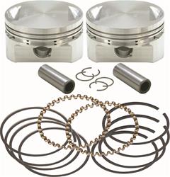 Piston and Ring Kit, Forged, 3.500 in. Bore, Harley-Davidson®, Kit