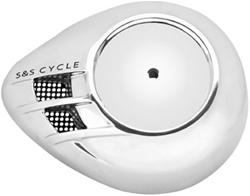 Air Cleaner Cover, Air Stream, Steel, Chrome, Harley-Davidson®, Each