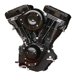 Complete Engine, V-Series, 585 in. Cam, Super E Carburetor, 111 in., Black Edition, Harley-Davidson®, Evolution, Each