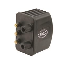 Ignition Coil, High-Output Single-Fire, Socket, 3.000 ohms, Round, Black, Harley-Davidson®, Each