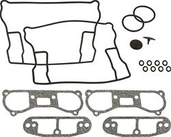 Rocker Cover Gaskets, Rubber/Fiber, Harley-Davidson®, Kit