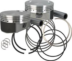 S&S PISTON SET STD FLAT