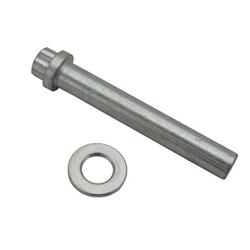 Head Bolt, Long, 12-point, Steel, Polished, Washer, Harley-Davidson®, Each