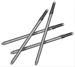 Pushrods, Standard Adjustable, Chromoly, 7/16 in. Tube Diameter, Ball Tips, Oiling, Harley-Davidson®, Set of 4