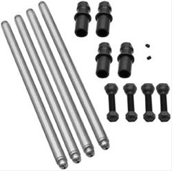 Pushrods, Adjustable, Chromoly, 7/16 in. Tube Diameter, Ball Tips, Oiling, Harley-Davidson®, Kit