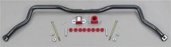 Sway Bar, Front, Solid, Steel, Black Powdercoated, 1 3/8 in. Diameter, Chevy, Pontiac, Kit