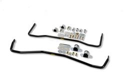 Sway Bars, Front and Rear, Solid, Steel, Black Powdercoated, BMW, Kit