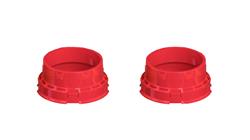 Center Adapter, Center Adapter Set, Box of 2 - 67.1CB, Short, Bright Red RAL-3020