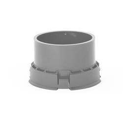 Center Adapter, Center Adapter, Single- 72.6cb,Long, Traffic Grey RAL-7042