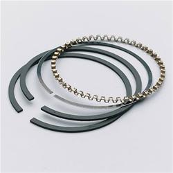 Piston Rings, Plasma-moly, 4.040 in. Bore, File Fit, 1/16 in., 1/16 in., 3/16 in. Thickness, 8-Cylinder, Set