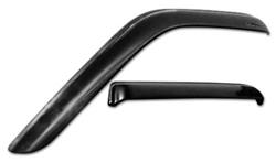 Side Window Visors, Tape-Onz Sidewind Deflectors, Front and Rear, ABS Plastic, Smoke, Chevrolet, GMC, Set of 4