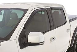 Side Window Visors, Tape-Onz Sidewind Deflector, Front and Rear, Smoke, ABS Plastic, Chevrolet, Set of 4