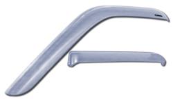 Side Window Visors, Tape-Onz Sidewind Deflectors, Front and Rear, Chrome, ABS Plastic, Adhesive Tape, Chevy, GMC, Set of 4