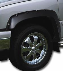 Fender Flares, Ruff Riderz, Front and Rear, Thermoplastic, Black, Ford, Super Duty, Set of 4