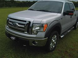 Fender Flares, Trail Riderz, Front and Rear, Thermoplastic, Black, 7.00 in. Flare Width, Ford, Set of 4