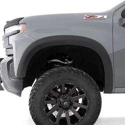Fender Flares, Original Riderz, Front and Rear, Thermoplastic, Black, Ford, Set of 4
