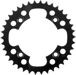 Sprocket, CS4, Rear, 38-tooth, Steel, Black, for use on Honda®, Each