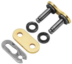 Master Link, Size 520, Clip Link, Gold, Each