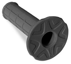 Grips, Half Waffle, Rubber, Dark Green, 118 mm. Length, 7/8 in. Bars, Twist Throttle, Pair