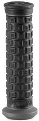 Grips, Pillow Top, Rubber, Grey/Black, 123 mm. Length, 7/8 in. Bars, Thumb Throttle, Pair