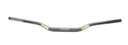 EVO Handlebars, 1.125 in. Bars, Steering Damper Low, Aluminum, Black Anodized, Each