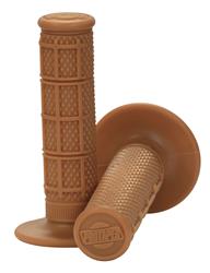 Grips, 1/3 Waffle, Rubber, Tan, Pair