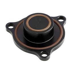 Blow-Off Valve Components, Block-Off Plate, Aluminum, Black, Ford, 1.0L, 2.3L, Each