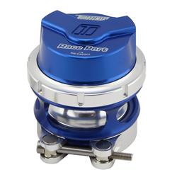 Blow-Off Valve, Gen-V, Adjustable, Aluminum, Female Flange, Blue Anodized, Each