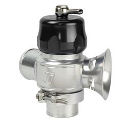 Blow-Off Valve, Dual Port, Adjustable, Aluminum, Black Anodized, 38mm Outlets, Banking Plug, Each