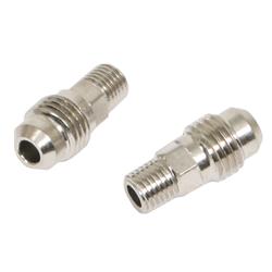 Fitting, Adapter, AN to NPT, Straight, Aluminum, Natural, -4 AN, 1/16 in. NPT, Pair