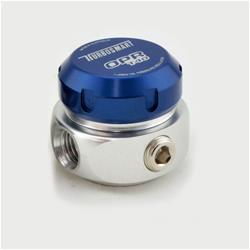 Oil Pressure Regulators, 40 psi, Stainless Steel, Blue Top, -4 AN O-ring Female Threads, Each