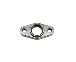 Turbocharger Oil Flange, Drain, -10 AN O-ring Female Thread, Aluminum, Black Anodized, T3, T4, Each