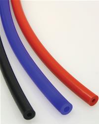 Vacuum Hose, Silicone, Red, 4mm Diameter, 10.0 ft. Length, Each