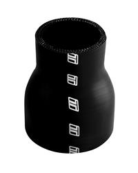 Hose Coupling, Black, Silicone, 2.50 in. Inlet, 3.00 in. Outlet, Straight Style, Each