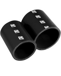 Tubing Coupler, Black, Silicone, Straight, 3.75 in. Inside Diameter, Each