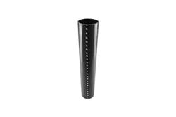 Silicone hose, Straight 3.75" ID x 24" - Black