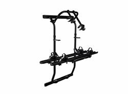 Bike Racks, Thule Elite Van XT, Frame-Style Bike Rack, Rear Cargo Door Mount, 2 Bike Capacity, Aluminum, Black Powdercoated, Each